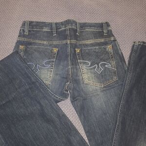 Stylish Blue Boot Cut Jeans for Women